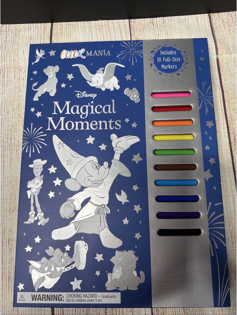 Disney Magical Moments Color Mania Coloring Set Including Markers